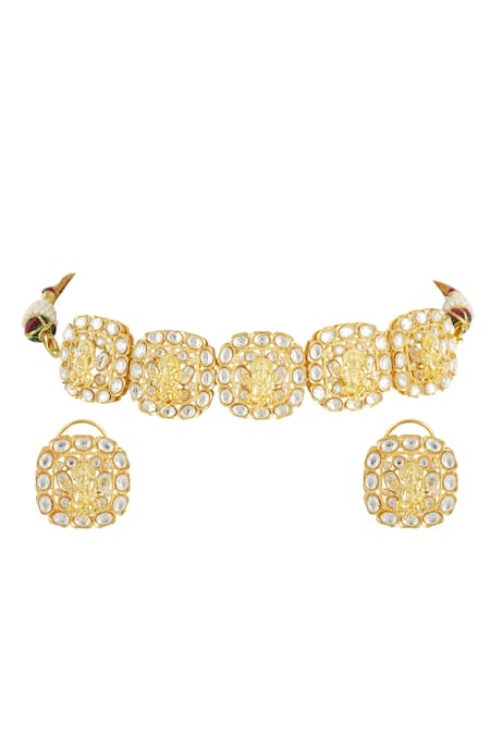 Auraa Trends Kundan Choker Set 