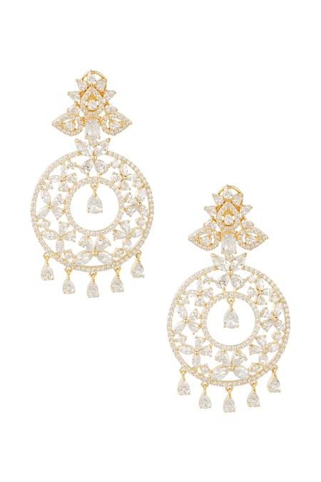 Auraa Trends Crystal Danglers 