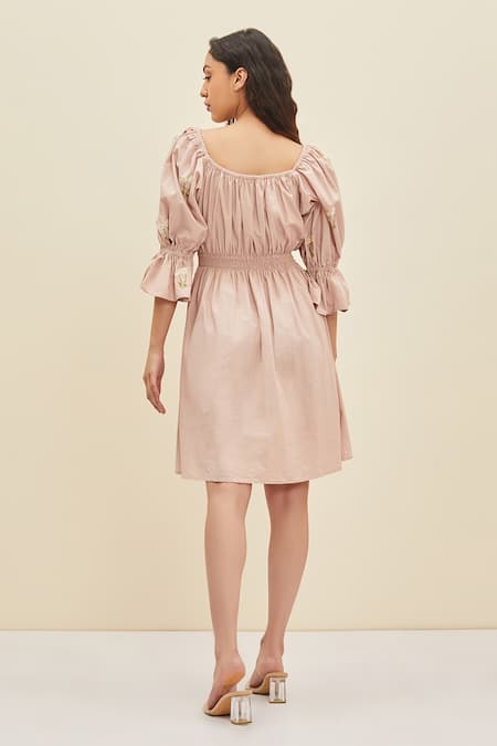 Meadow Aurora Embroidered Dress 