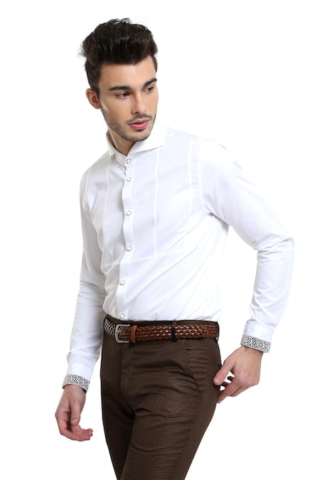 Abkasa Slim-Fit Cotton Shirt 