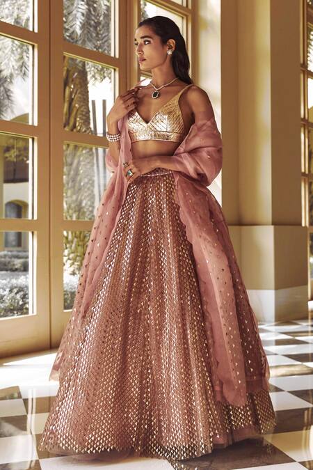 Pankaj & Nidhi Embellished Bridal Lehenga Set 
