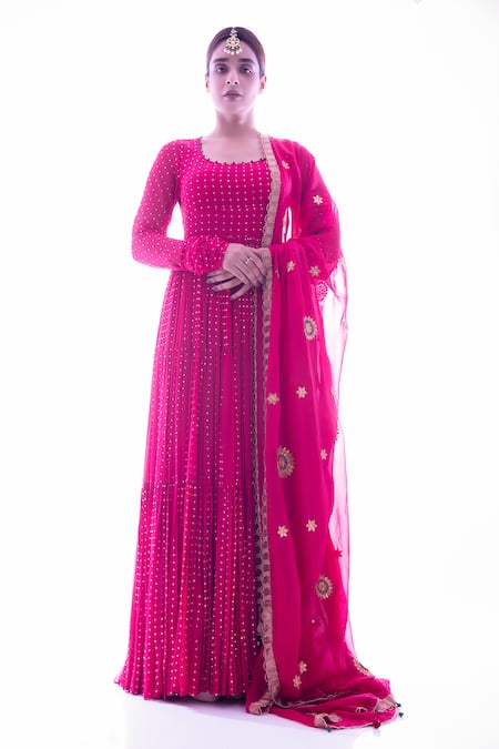 Pooja Rajpal Jaggi Embellished Anarkali Set 