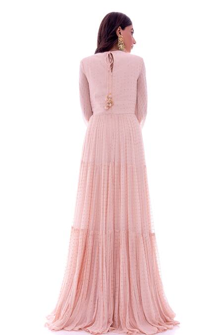 Shop Pooja Rajpal Jaggi Black Anarkali Georgette Dupatta Banarasi Pant Crepe U Embellished Set at Aza Fashions Shop_Pooja Rajpal Jaggi_Black Anarkali Georgette Dupatta Banarasi Pant Crepe U Embellished Set_at_Aza_Fashions