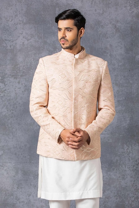 Ankit V Kapoor Embroidered Bandhgala 