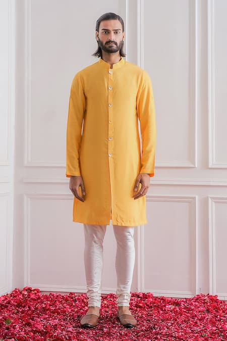 Ankit V Kapoor Cotton Silk Kurta Set 