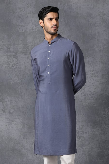 Ankit V Kapoor Silk Kurta & Pant Set 