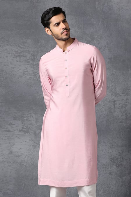 Ankit V Kapoor Silk Kurta & Pant Set 