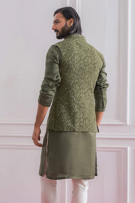 Ankit V Kapoor Lucknowi Nehru Jacket 