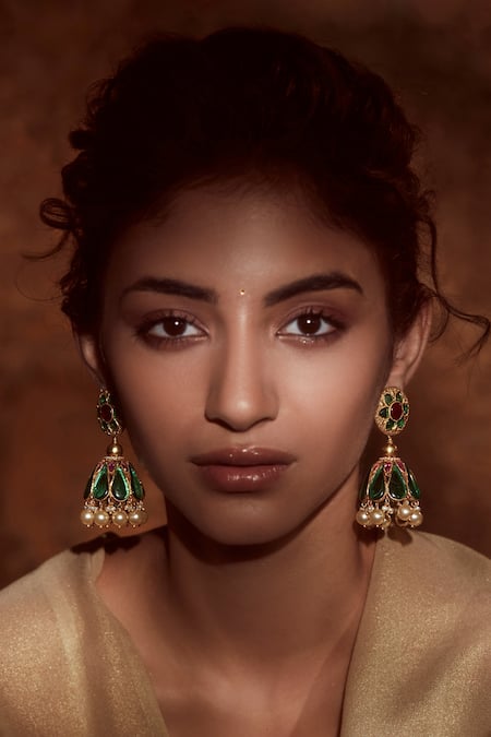 Tarun Tahiliani Embellished Jhumkis 