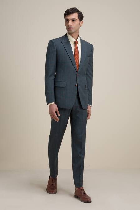 Buy Blue Slim Fit Suit Trousers for Men at SELECTED HOMME  216498301