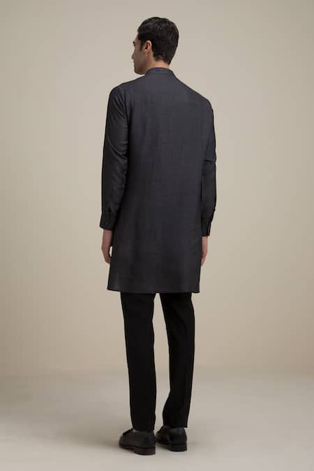 Philocaly Silk Draped Kurta 