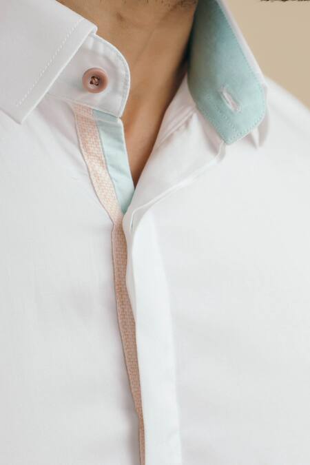 Buy Philocaly White 100% Cotton Shirt Buy_Philocaly_White 100% Cotton Shirt
