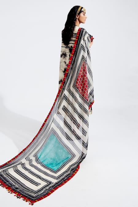 Aseem Kapoor Printed Dupatta 