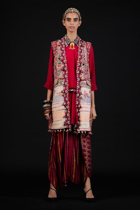 Buy Aseem Kapoor Multi Color Cotton Open Ruhi Jacket Online at Aza Fashions Buy_Aseem Kapoor_Multi Color Cotton Open Ruhi Jacket_Online_at_Aza_Fashions