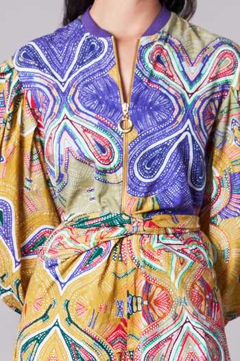 Saaksha & Kinni_Multi Color Printed Jumpsuit_Online_at_Aza_Fashions