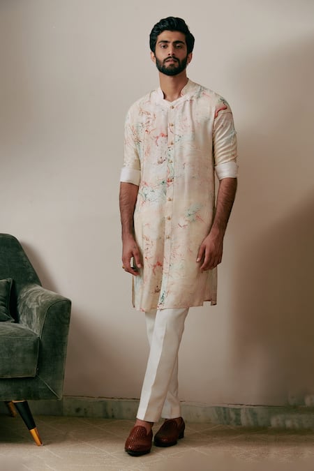 Philocaly Iohit Cotton Printed Kurta 