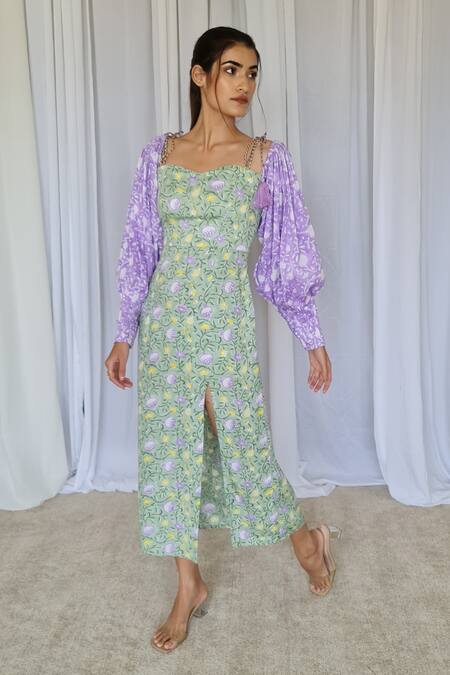 Buy Aapro Multi Color Modal Floral Print Sweetheart Neck Victoria Sheath Dress Online at Aza Fashions Buy_Aapro_Multi Color Modal Floral Print Sweetheart Neck Victoria Sheath Dress _Online_at_Aza_Fashions