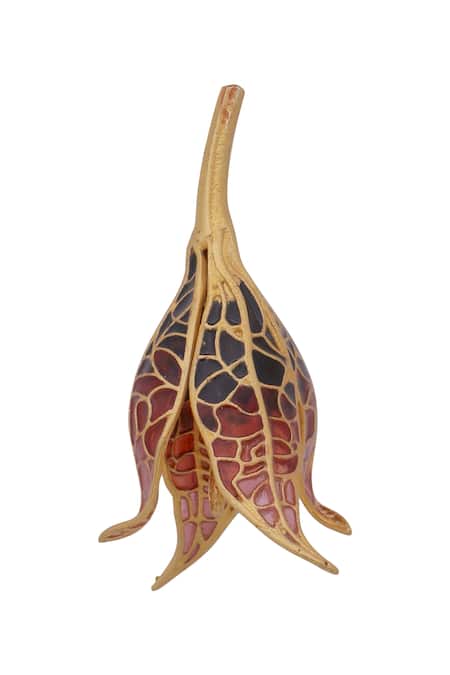 Buy_Azga_Gold Plated Handcrafted Stud Earrings _Online_at_Aza_Fashions