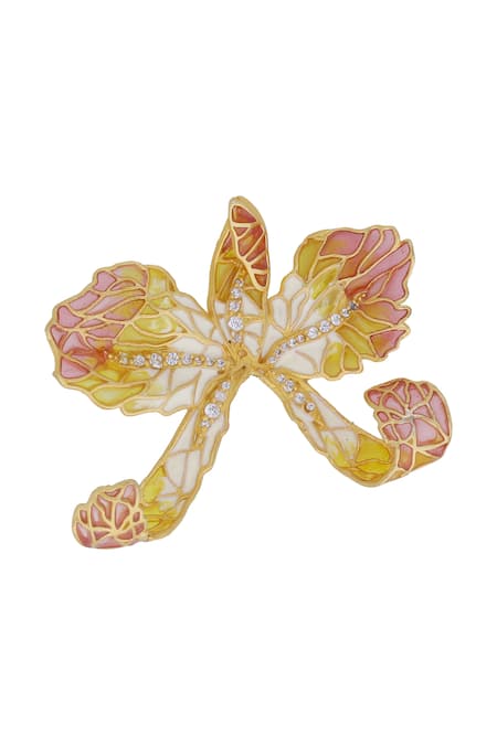 Azga Handcrafted Floral Studs 