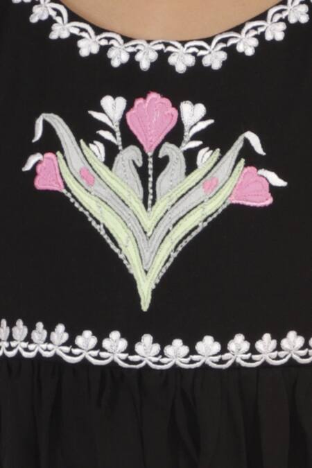 Buy Neha Gursahani Black Viscose Embroidery Jumpsuit Online at Aza Fashions Buy_Neha Gursahani_Black Viscose Embroidery Jumpsuit _Online_at_Aza_Fashions