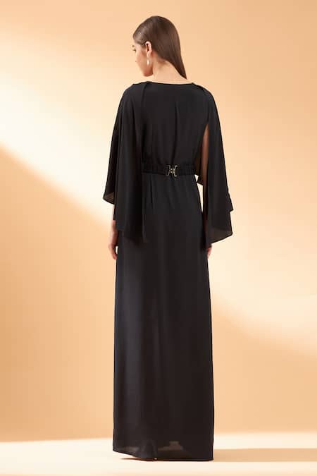 Aakaar Silk Crepe Gown 