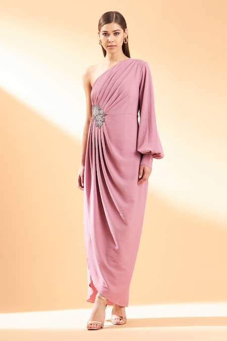 Aakaar One Shoulder Gown 