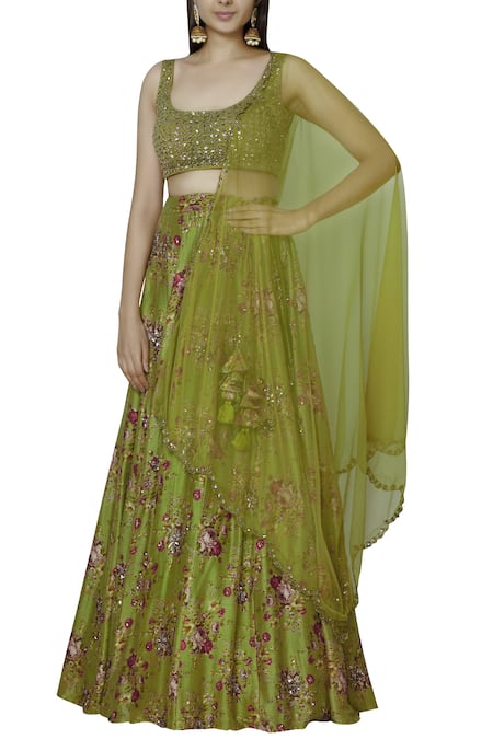 Astha Narang Embroidered Lehenga Set 