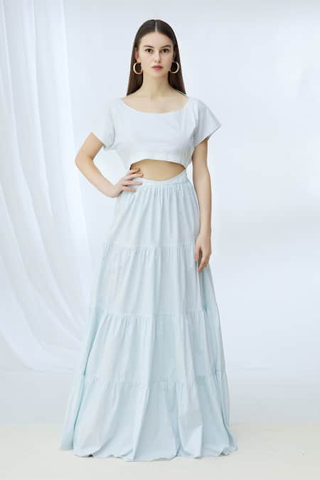 Amara Belt Cotton Maxi Dress - Absolutely Desi