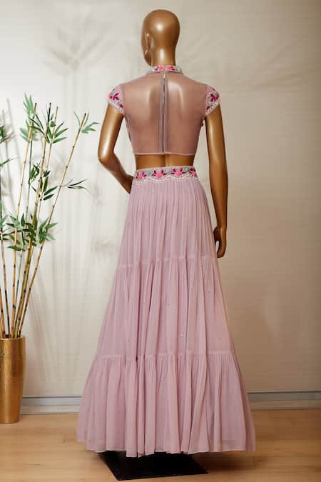 Dinesh Malkani Embroidered Lehenga Set 