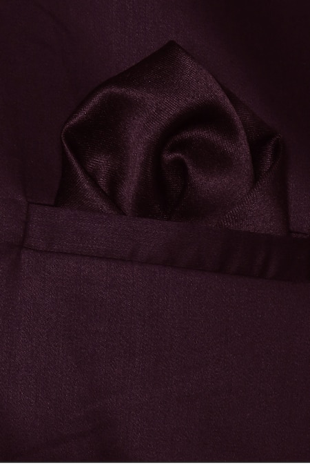 Shop_Lacquer Embassy_Maroon 100% Premium Cotton Shirt _Online_at_Aza_Fashions