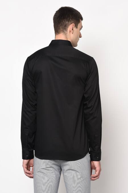 Lacquer Embassy Cotton Slim Fit Shirt 