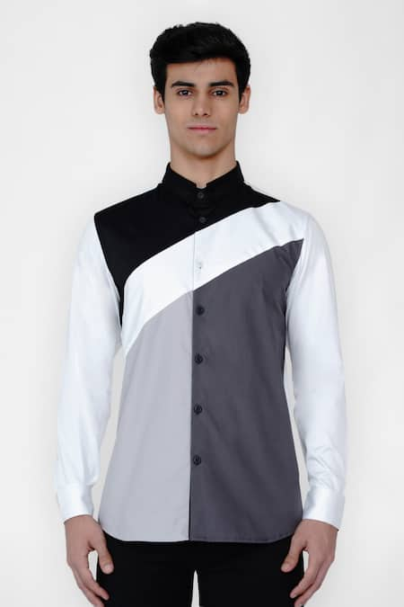 Lacquer Embassy Colorblock Casual Shirt 