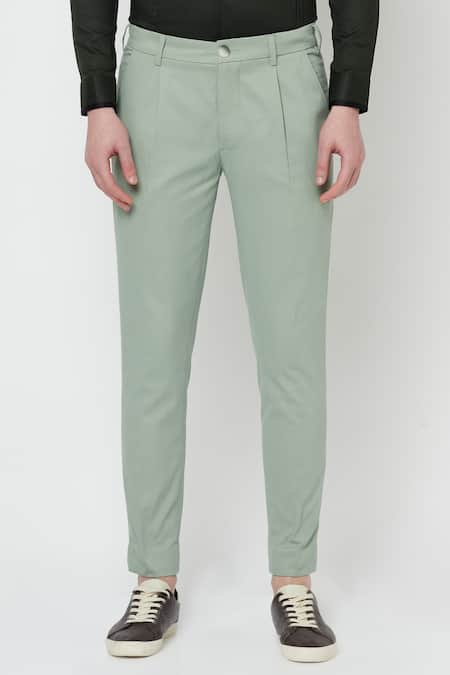 ASOS Super Skinny Suit Pants In Sage Green for Men | Lyst