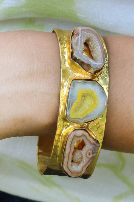 Buy_Arnimaa_Multi Color Stone Embellished Bracelet _Online_at_Aza_Fashions