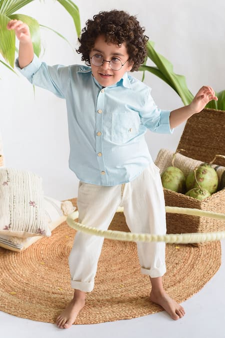 LITTLEENS Organic Cotton Shirt 