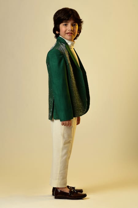 Boys herringbone clearance blazer