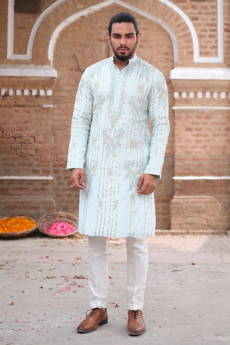 Nitesh Singh Chauhan Rajasthani Embroidered Kurta Set 