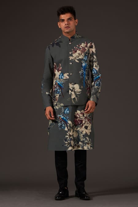 Balance by Rohit Bal Linen Printed Bundi 