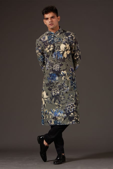 Balance by Rohit Bal Floral Print Kurta Set 