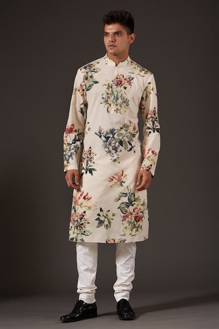 Balance by Rohit Bal Floral Print Kurta Set 