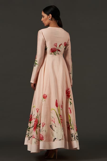 Balance By Rohit Bal Floral Print Anarkali Set