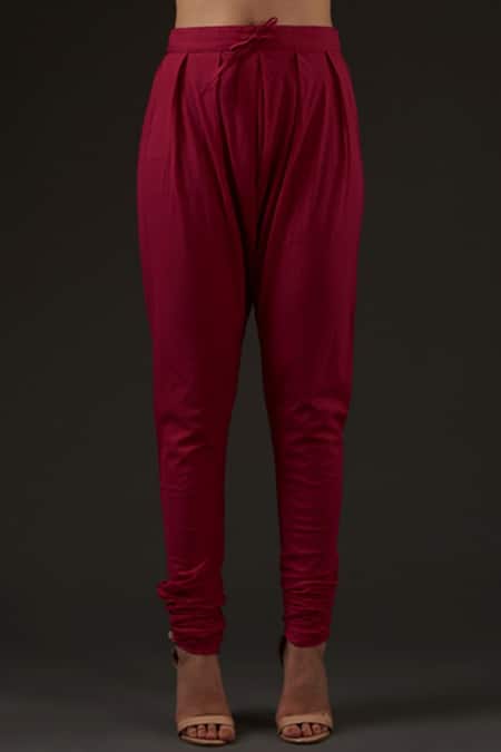 Buy_Balance By Rohit Bal_Pink Cotton, Chanderi Floral Mandarin Collar Print Kurta Set _Online_at_Aza_Fashions