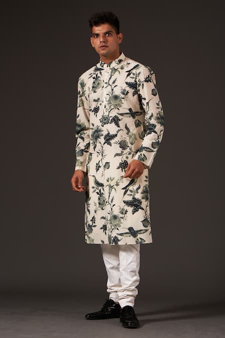 Balance by Rohit Bal Floral Print Kurta Set 