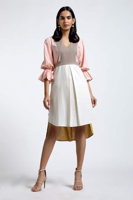 Madder Much Batul Cotton Panelled Dress 