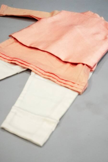 Shop_BA BA Baby Clothing CO_Pink , , Embroidery Hot Air Balloon Bundi Set_Online_at_Aza_Fashions