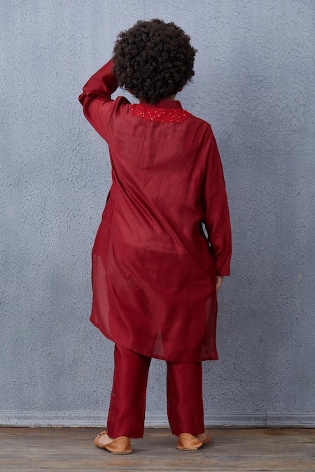 Torani Surkh Karam Kurta & Pant Set 