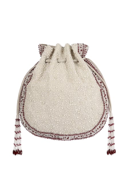 Buy_Lovetobag_Ivory Embellished Bijoux Potli _Online_at_Aza_Fashions