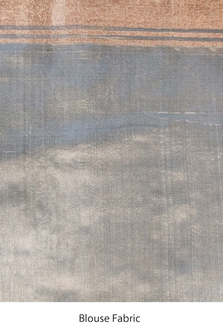 Priyanka Raajiv_Green Silk Chanderi Thread Saree _at_Aza_Fashions