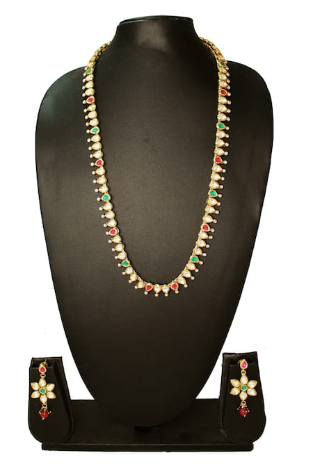 Belsi's Handcrafted Stone Necklace Set 