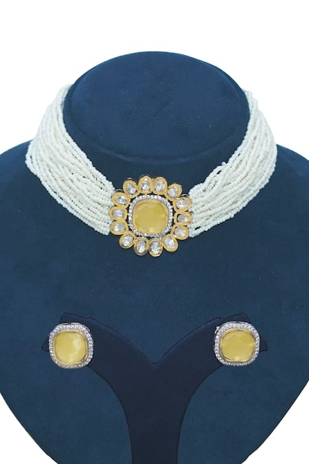 Belsi's Stone Embellished Choker Set 